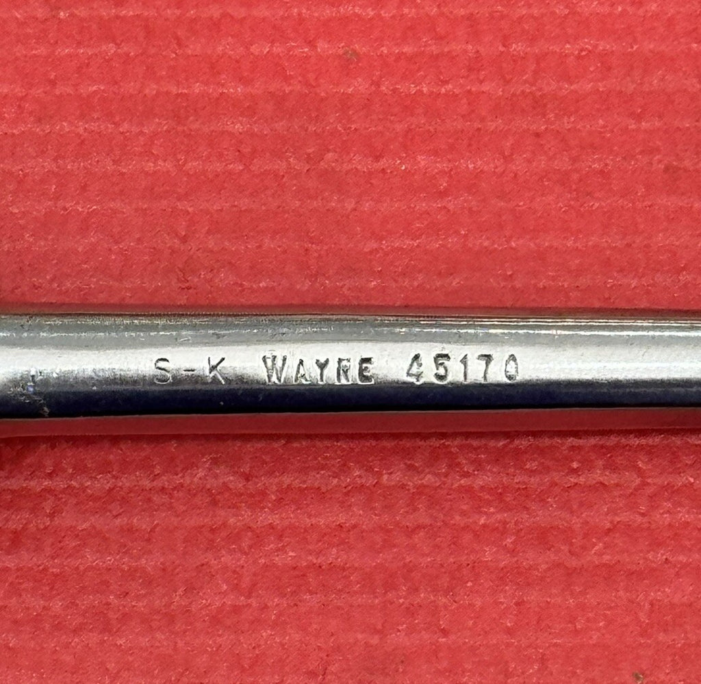 Vintage S-K Wayne 45170 3/8" Drive Ratchet Knurled Handle Made In USA