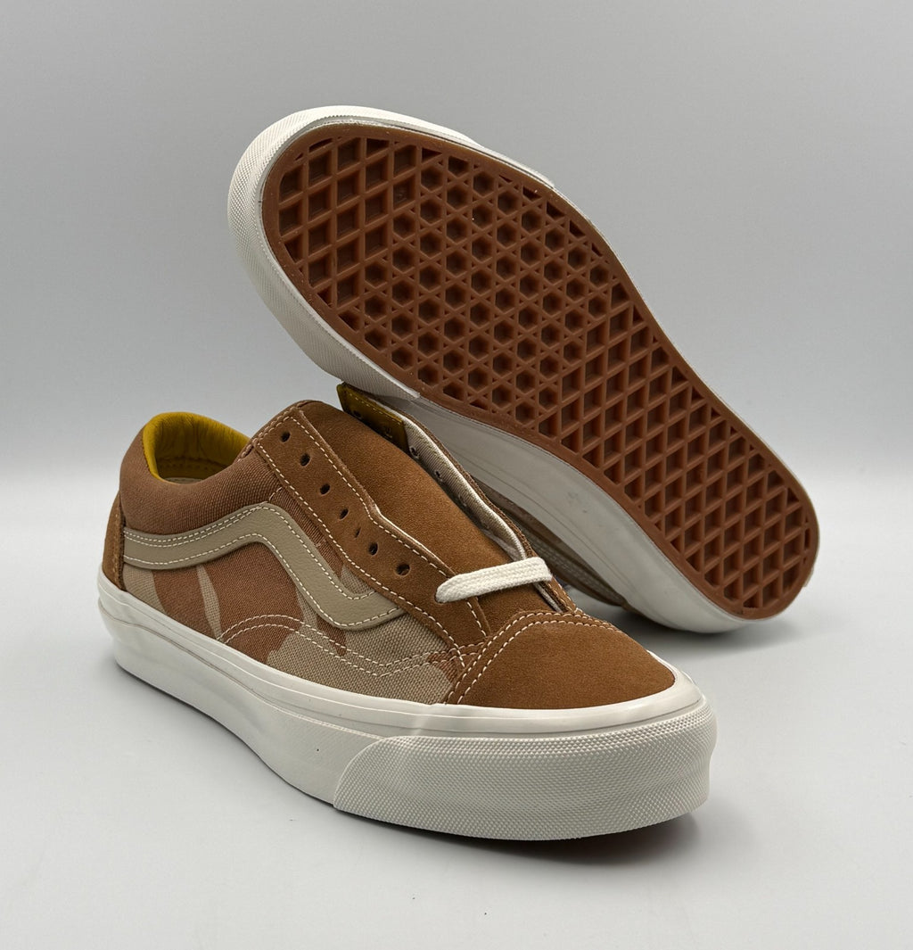 Vans Lx Old Skool 36 Sneakers Men's 7 Desert Chipmunk Camo Suede VN000D9RF06