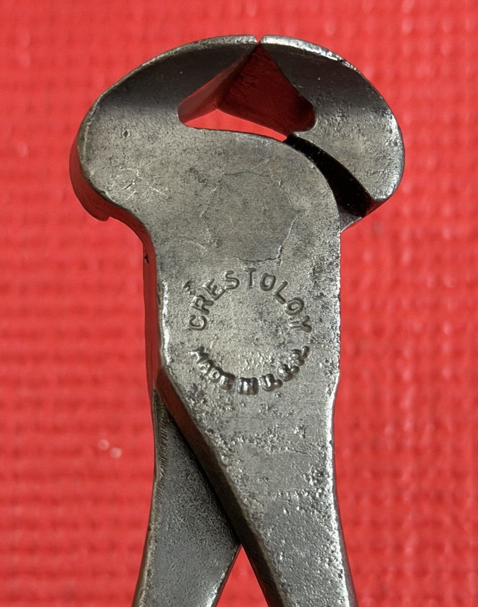 Vintage Crescent Tool Co. 72 6   6” Nippers Pliers Crestoloy Jamestown N.Y. USA