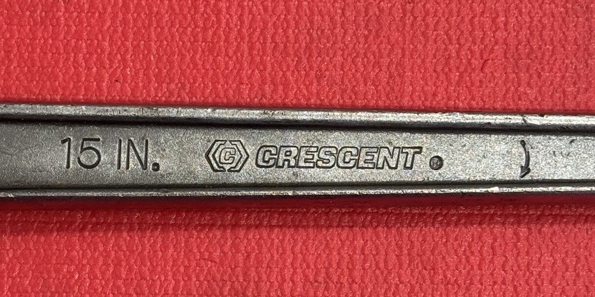 Crescent Tools 15" Adjustable Wrench "The Original Since 1907"  15” Long