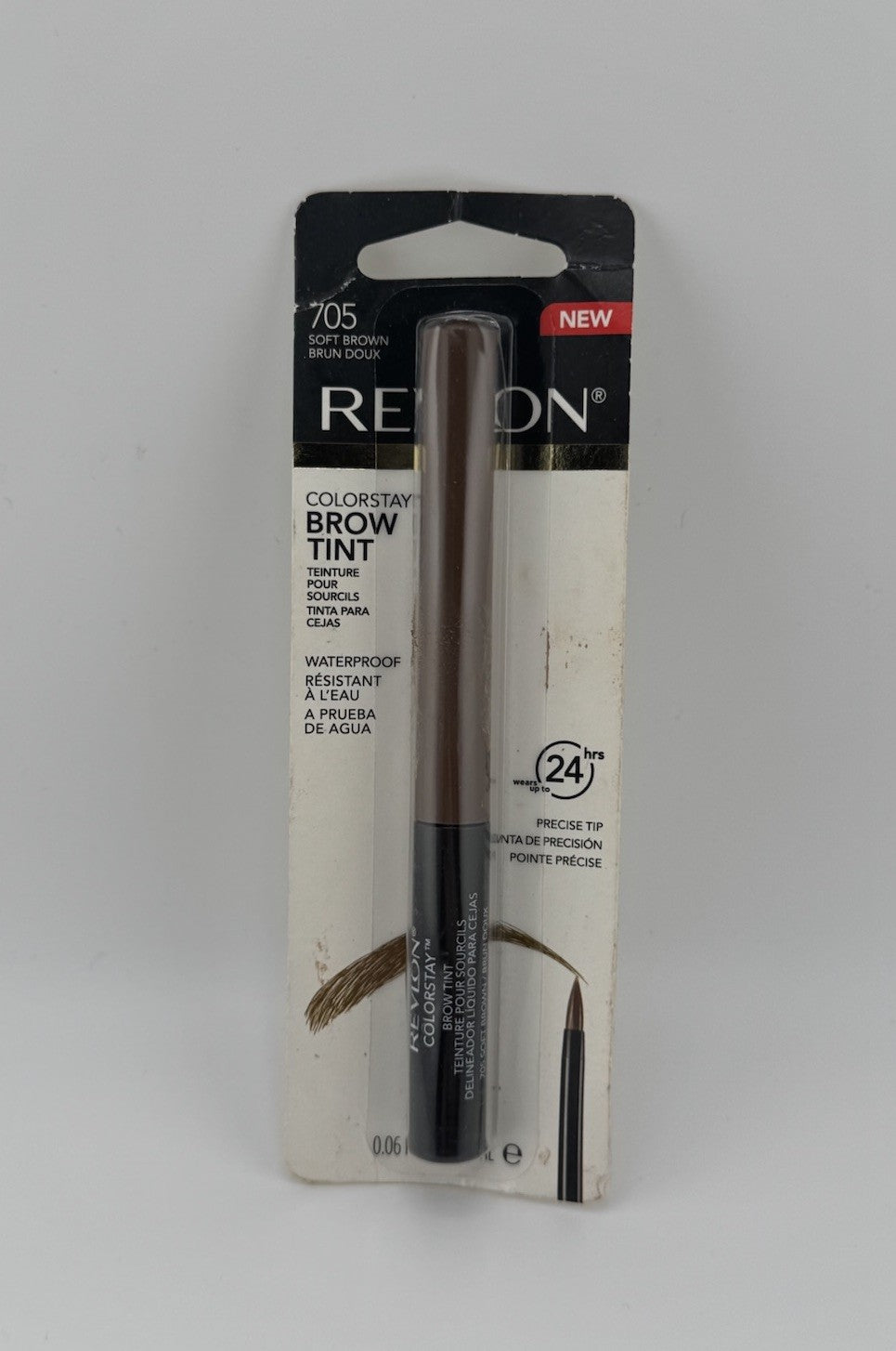 Revlon Colorstay Brow Tint Water Resistance 24 HR Wear | 705 Soft Brown -NEW