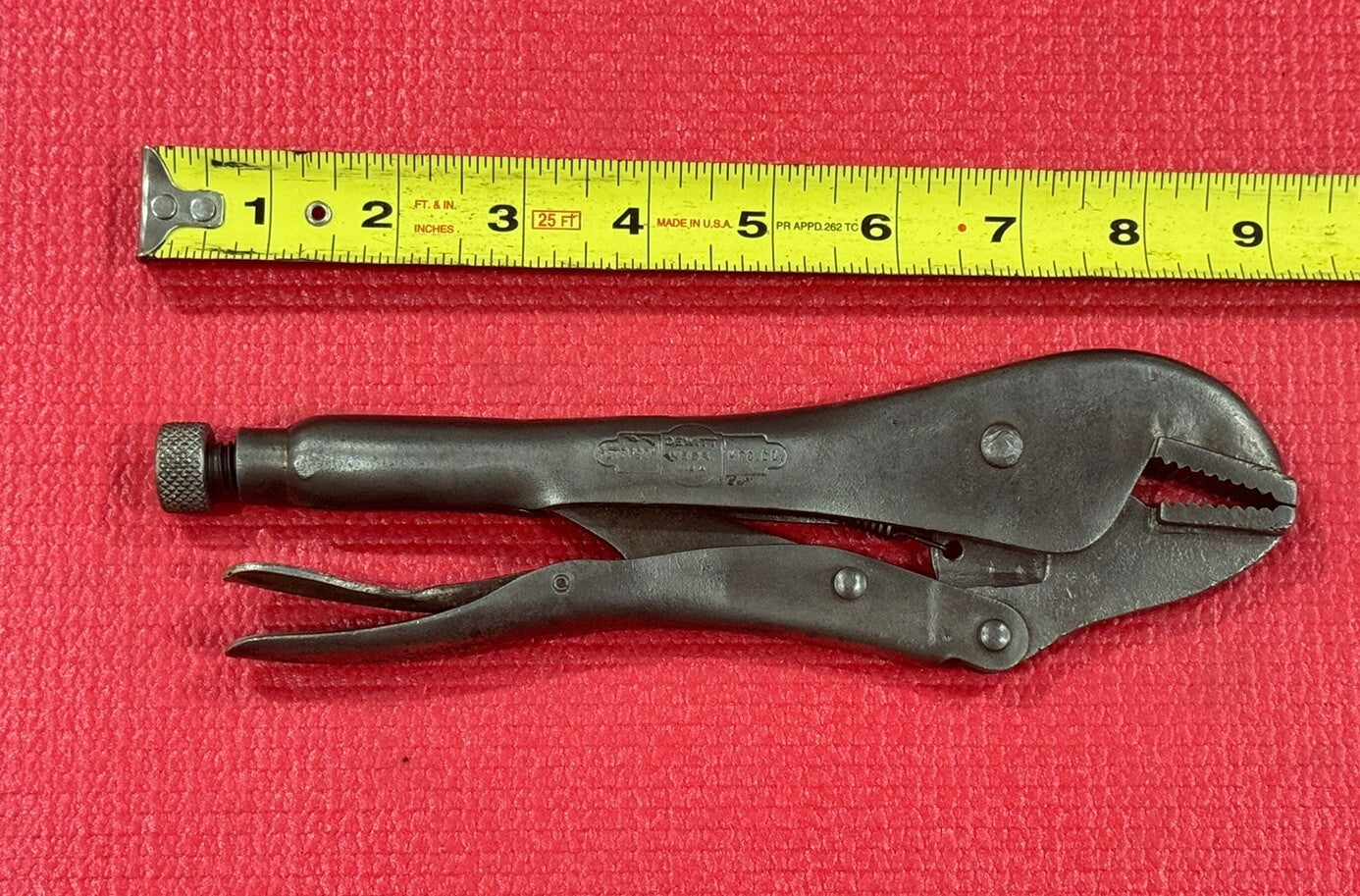 Vintage ViseGrip Petersen Dewitt 10R, Locking Pliers Made in USA