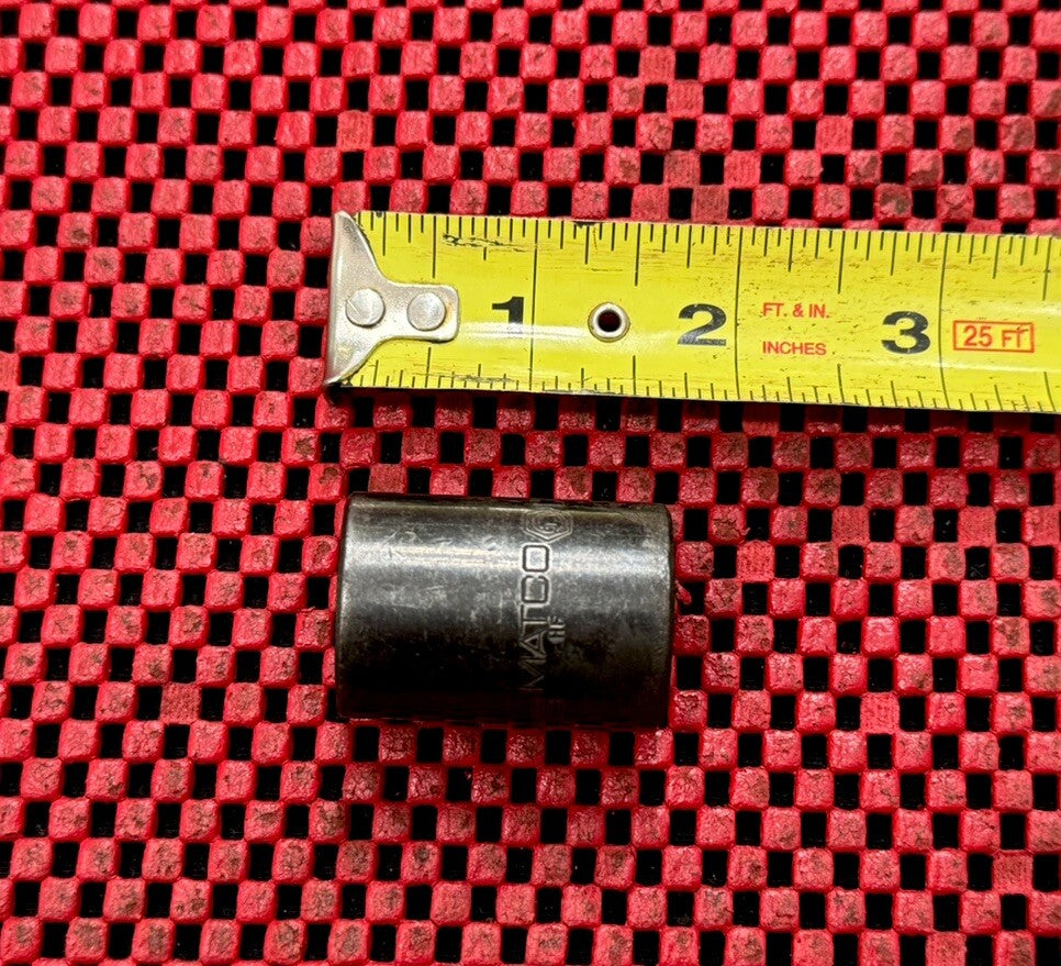 Matco Tools CP226 11/16" 6 Point 1/2" Drive Shallow Impact Socket Made In USA N7