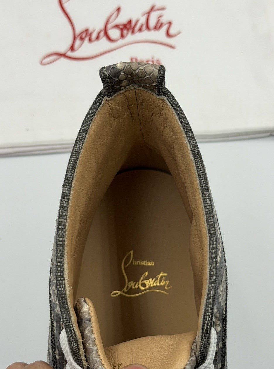 Christian Louboutin Louis Orlato Flat Python Ghost Roccia Sneaker Sz 44 EU 11 US