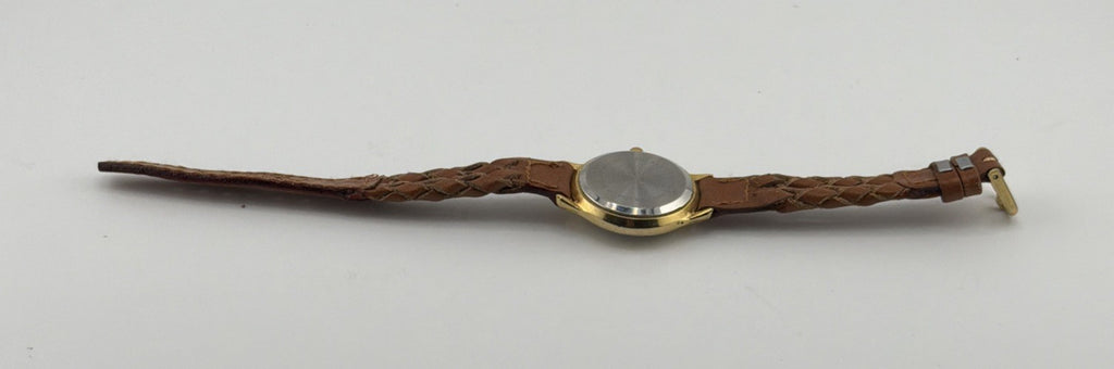 Gitano Womens Gold Tone Quartz Watch 865QS V377 Metal Bezel Base Japan Movt