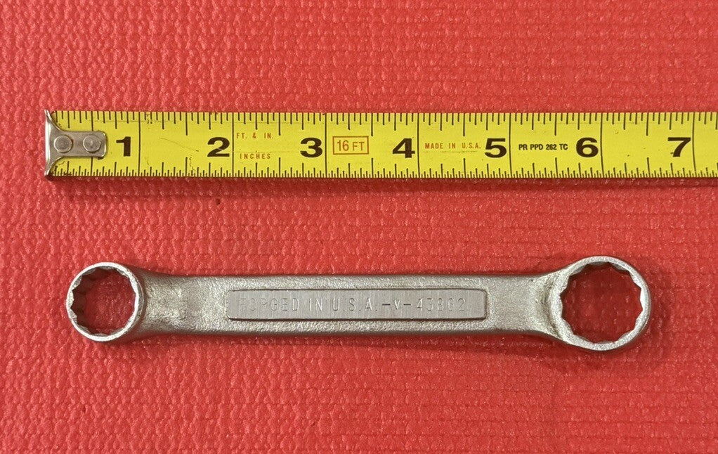 Craftsman V Series 43862 Double Box End Wrench 5/8" X 3/4”, 12PT Made in USA