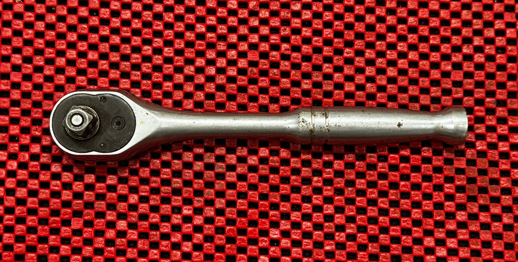 MR827 Double Flag Logo Quick Release Ratchet 3/8”Drive Extremely Rare!!