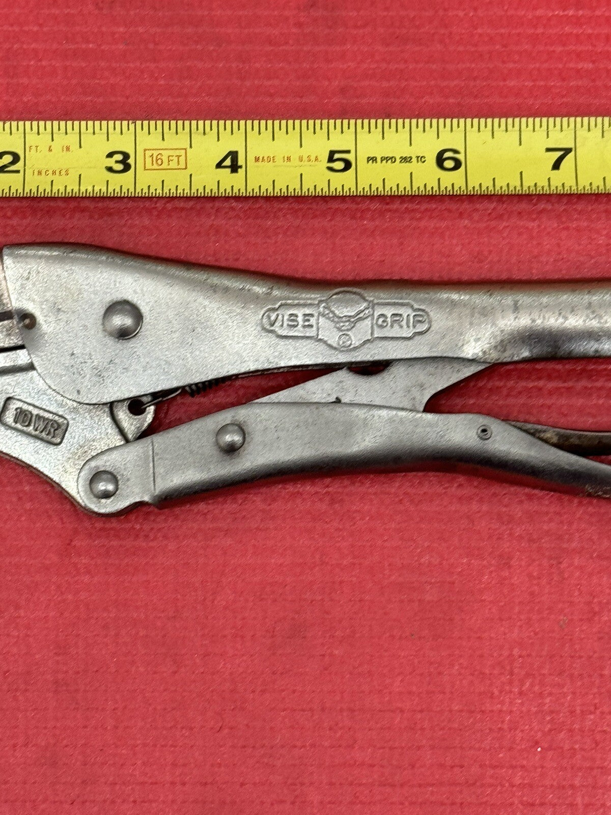 10WR Vise-Grip Locking Pliers MADE IN U.S..SINCE 1924 THE ORIGINAL  STAMP ON IT