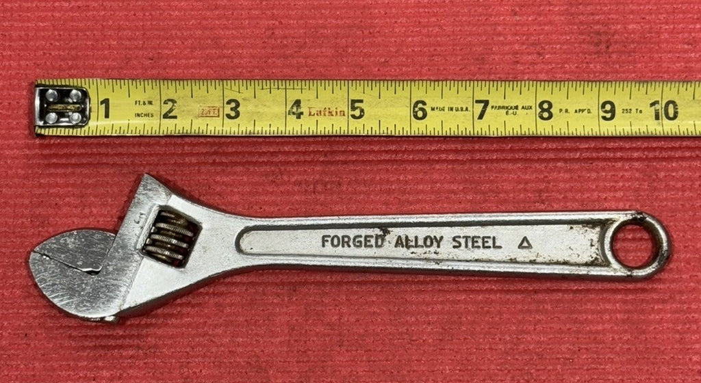 Vintage Bonney 91-10, 10" Adjustable Wrench Crescent Wrench Made In USA