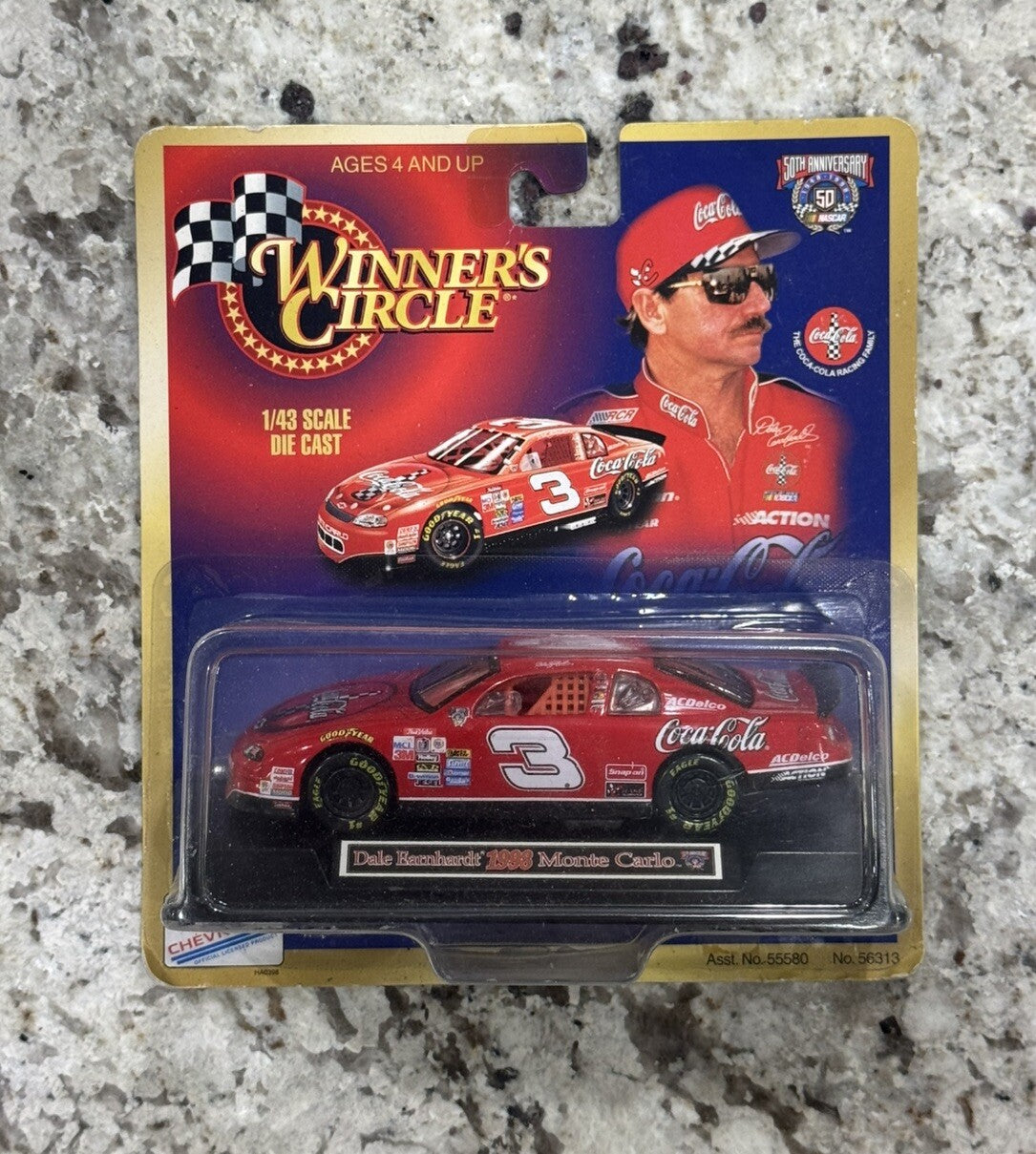 1998 Winners Circle Dale Earnhardt SR diecast 1/43 coca cola  Monte Carlo Japan