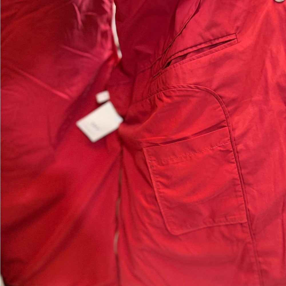 Off-White Patch Arr Buckleup Quilt Vest - Red Midium