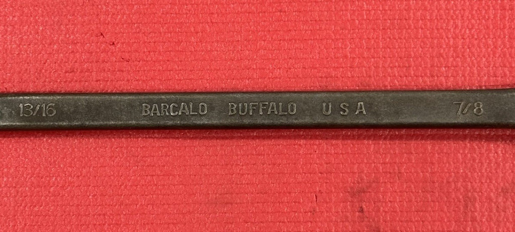 Vintage Barcalo Buffalo 13/16" X  7/8"  12 Point Double Box Wrench Made In USA