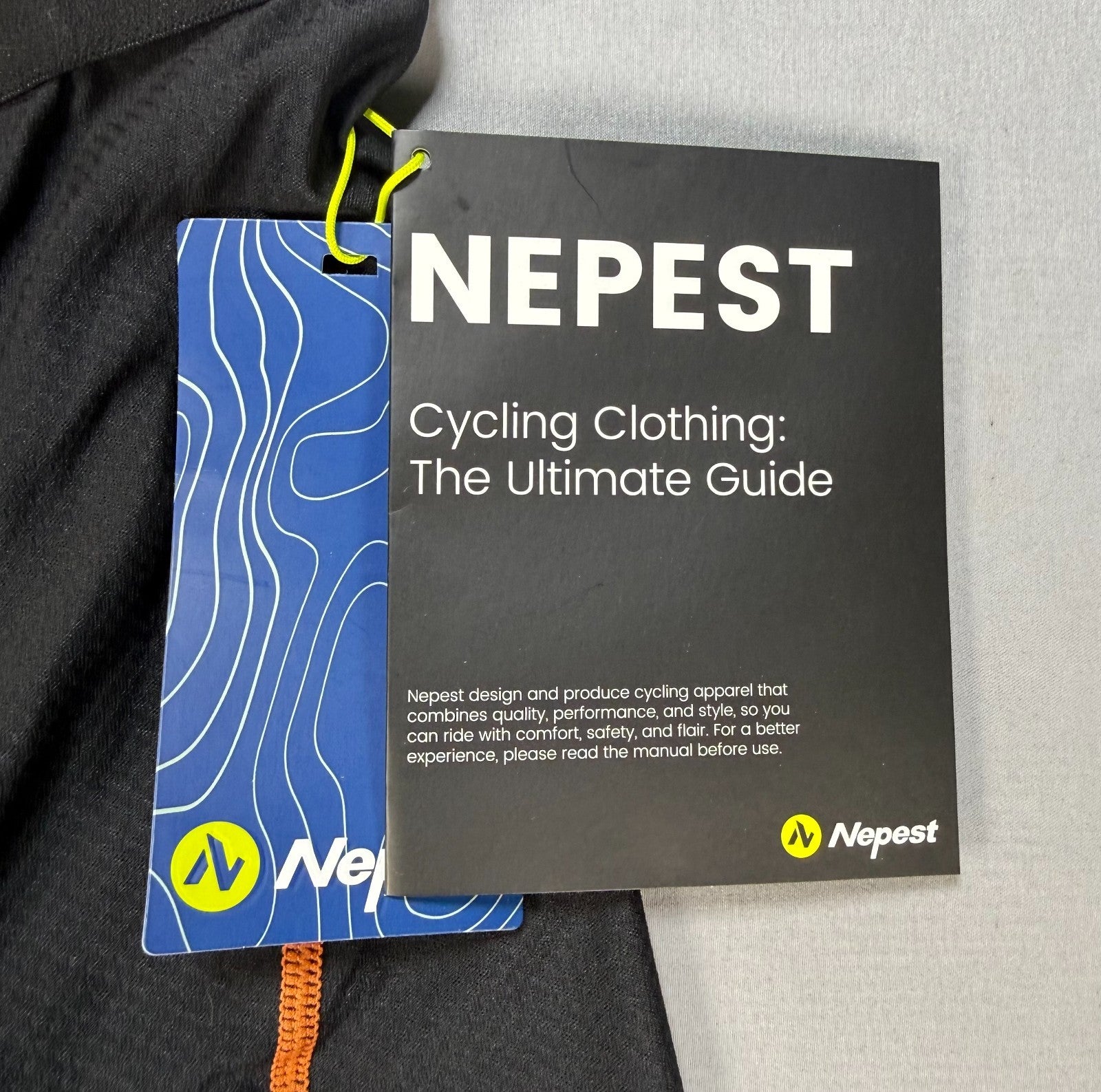 NWT Nepest Padded Cycling Shorts Men's Medium Black Bike Underwear Bicycle Gear