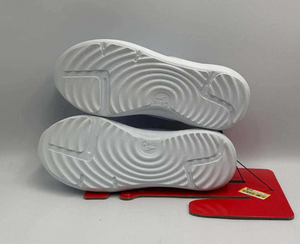 NWT Speedo Water Shoes Women's 9-10 Lavender Pink Blue Swim Slip On Sneakers