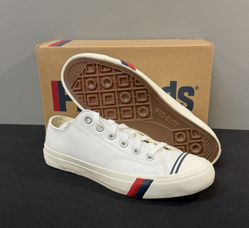 Pro-Keds Royal Lo Lace Up Men's Size 11.5 (M) White Leather Shoes Sneaker NWB