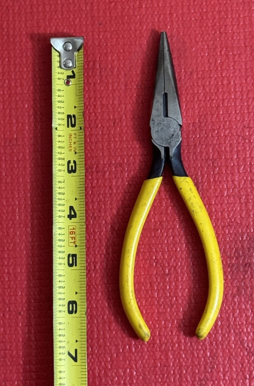Klein Tools D203-6  6” Side Cutting Long Nose Pliers Made In USA