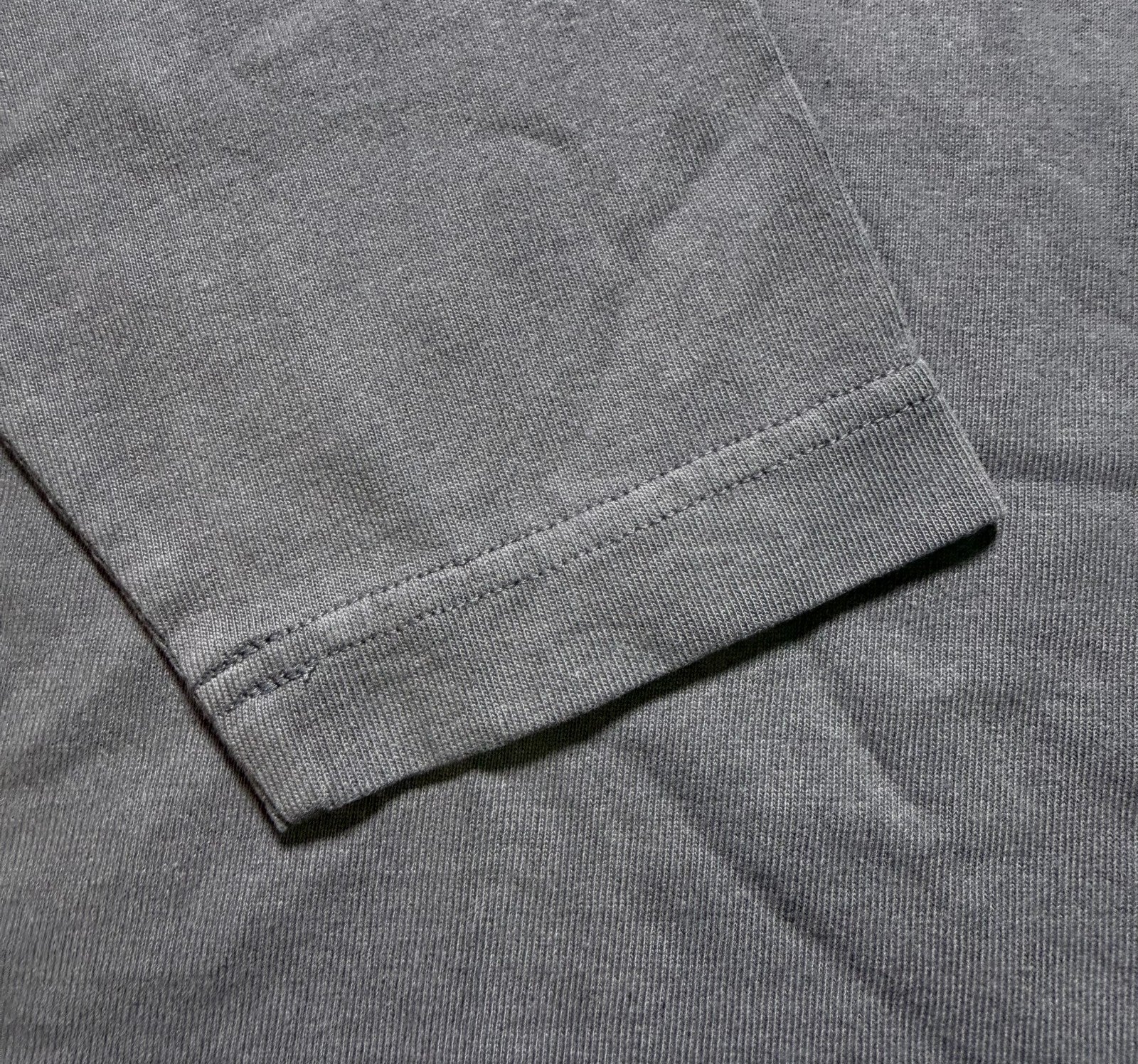 Yeezy YZY Gap Long Sleeve Shirt Men's Medium Gray Crew Neck Streetwear Modern