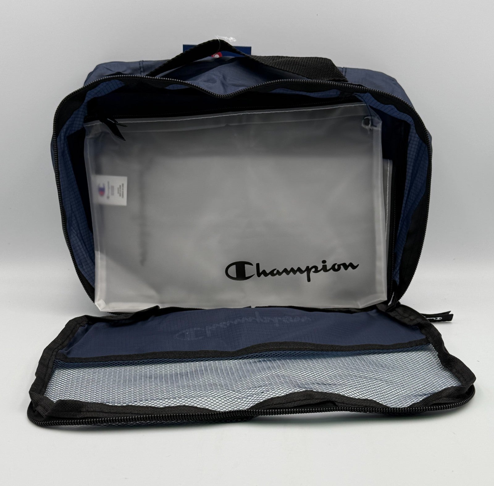 NWT Champion 6-Piece Packing Cube Set Travel Luggage Organizer Pouch Black