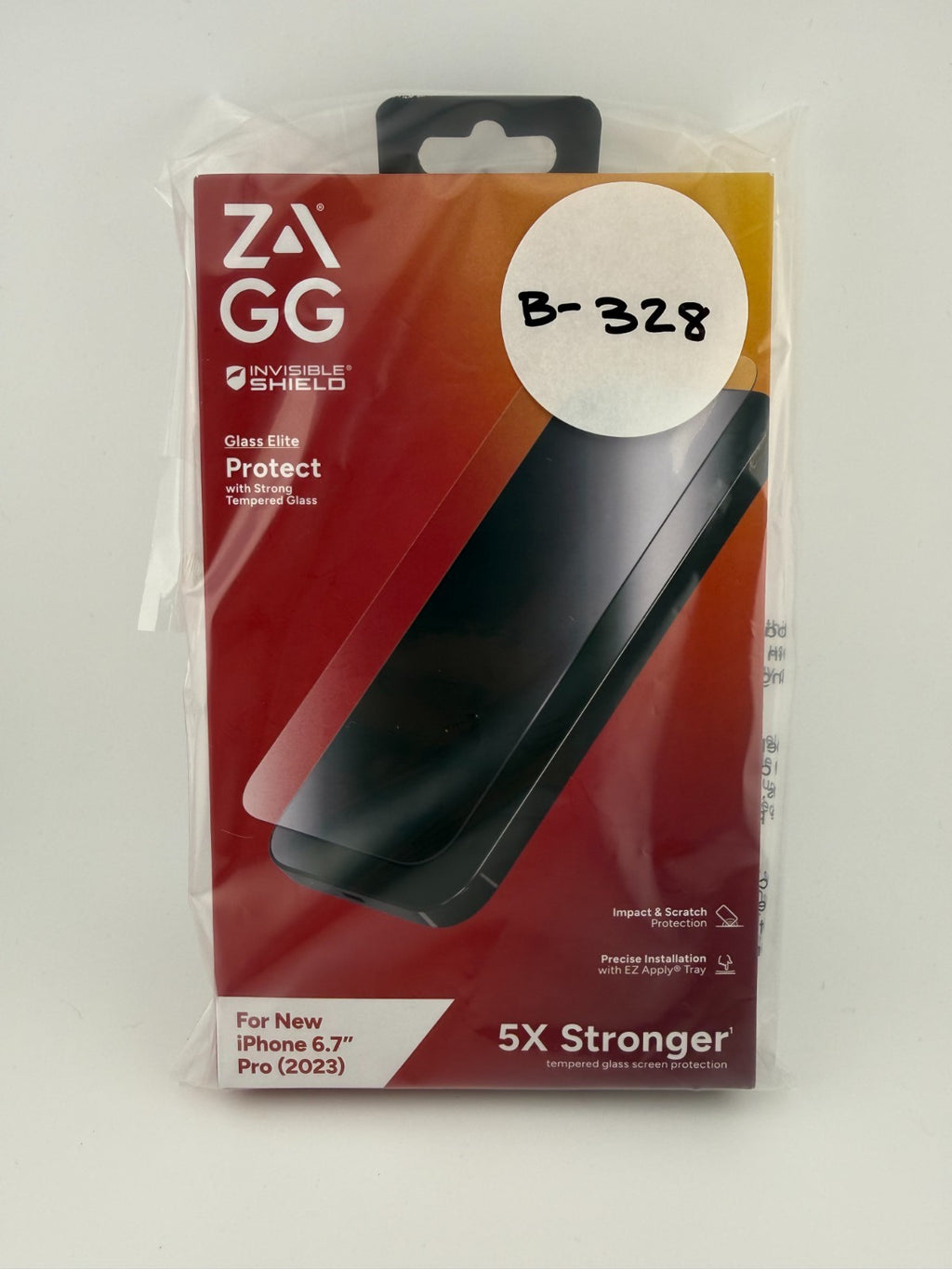 ZAGG InvisibleShield Glass Elite Antimicrobial Screen Protector iPhone 15 P-Max