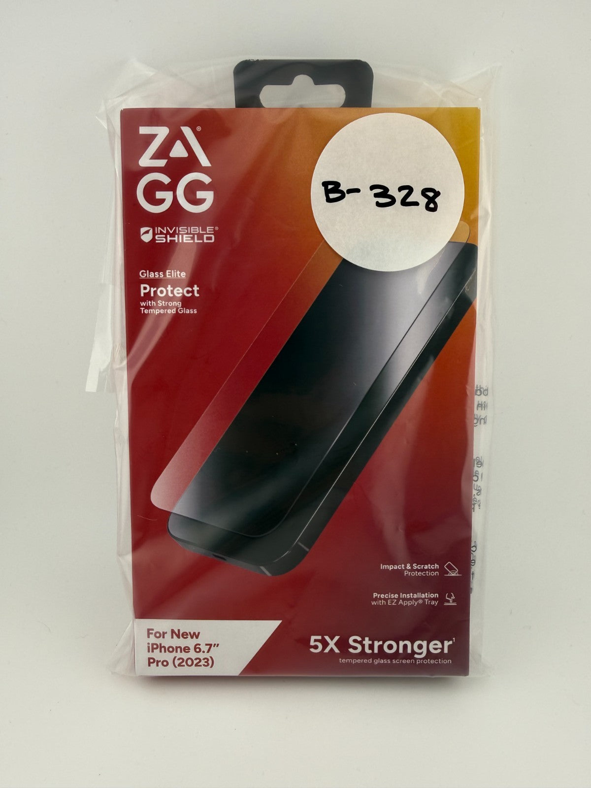 ZAGG InvisibleShield Glass Elite Antimicrobial Screen Protector iPhone 15 P-Max