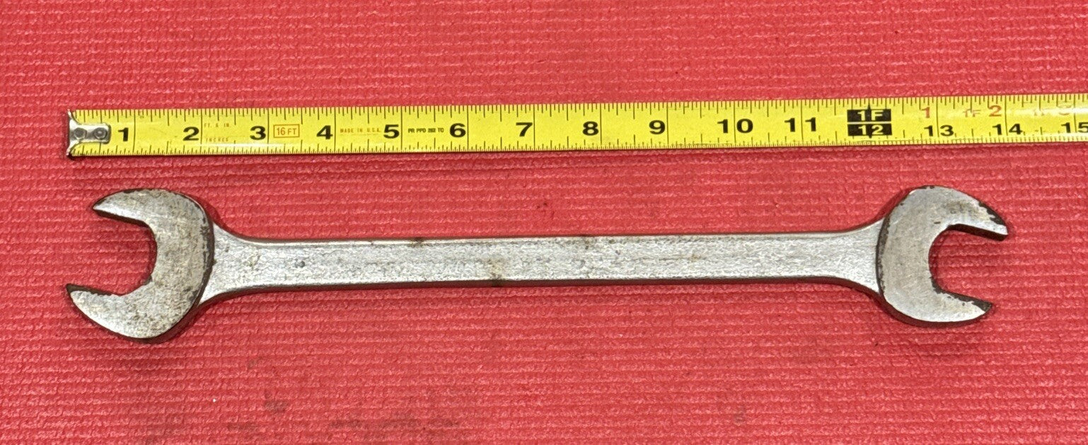 Vintage PROTO Tools 3048, SAE 1-1/8" X 1" Open End 13.5" Long Wrench Made in USA
