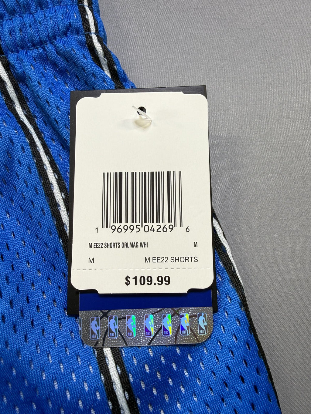 NWT New Era X NBA Eric Emanuel Orlando Magic Shorts Men's Medium Blue Athleisure