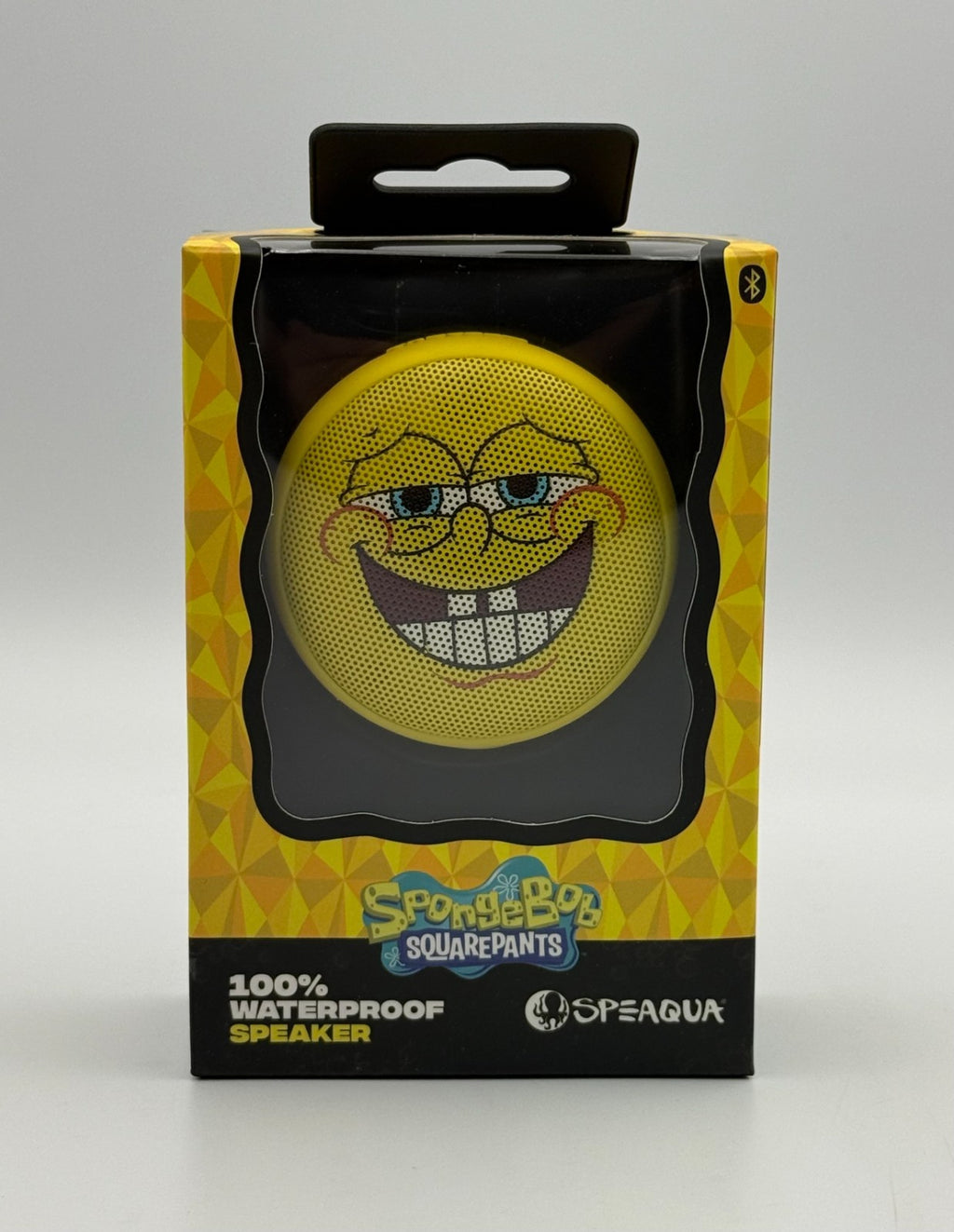 New Speaqua Smirk Face SpongeBob SquarePants 100% Waterproof Bluetooth Speaker