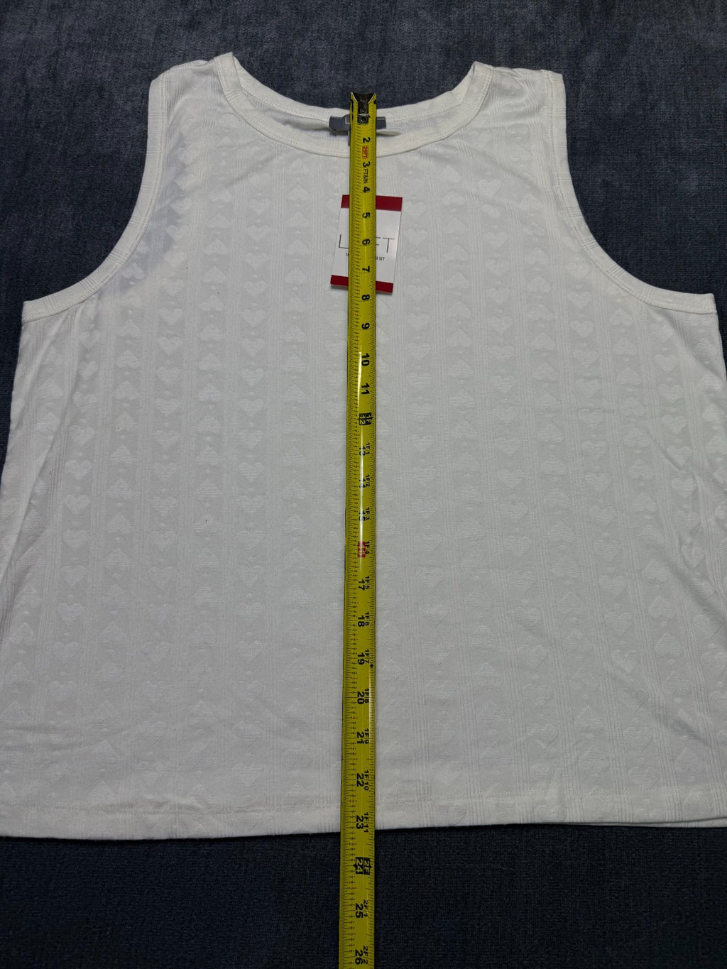 NWT Loft Sleepwear Pajama Top Women's XL Ivory Sleeveless Lightweight Casual