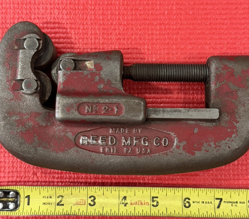 REED MFG CO CUT TOOL #2-1 HD Pipe Cutter, Cuts 1/8"-2" pipe Made In ERIE PA USA