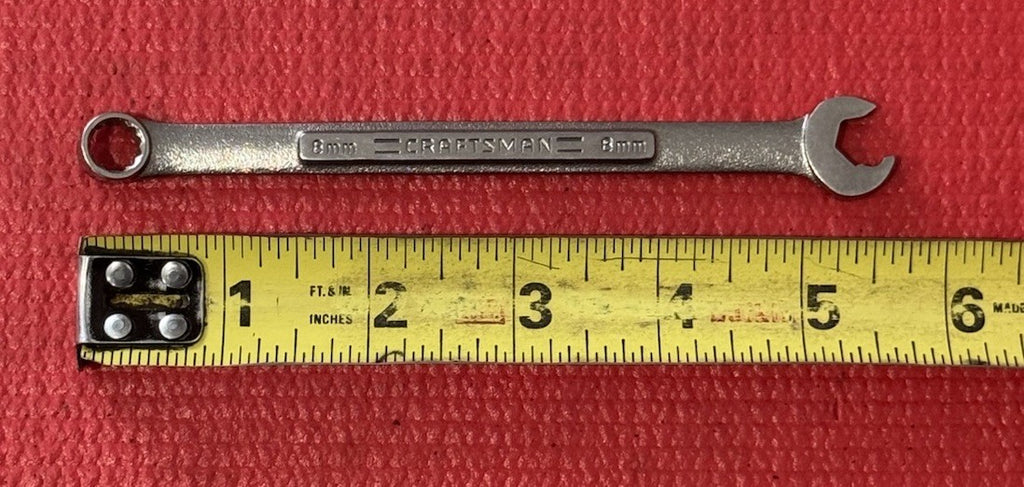 Craftsman -VA- 47950 8mm Quick Speed Wrench Combination Wrench 12 Pt Made in USA
