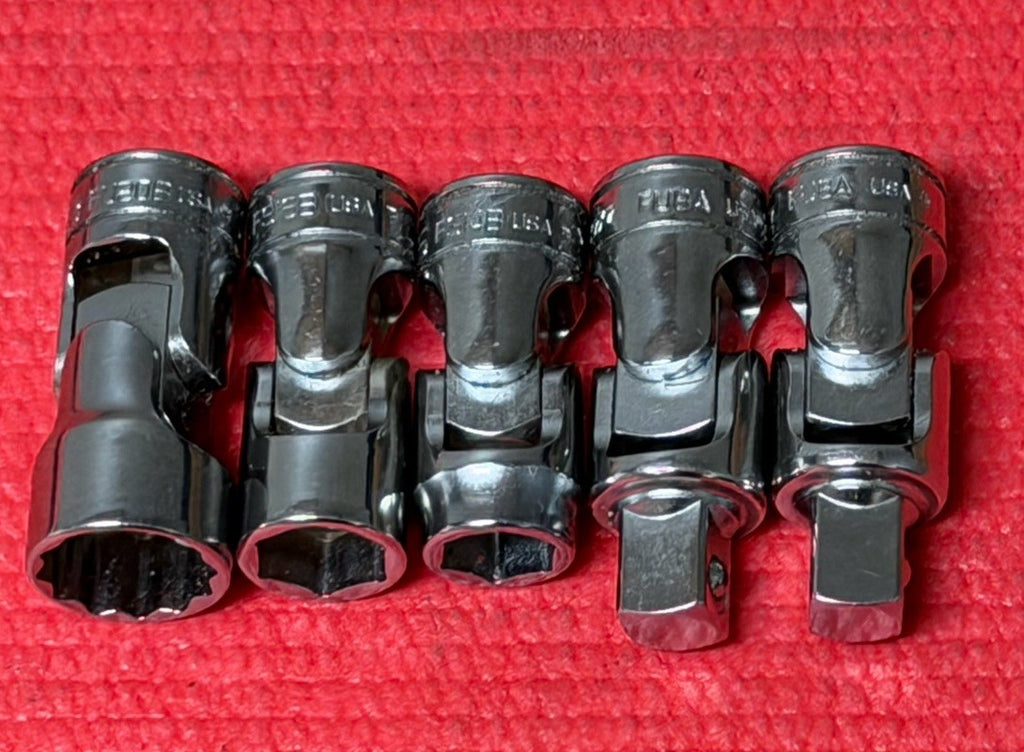 NEW Snap-On Tools 5PC 3/8" Drive SAE Universal Swivel Socket Set Made in USA