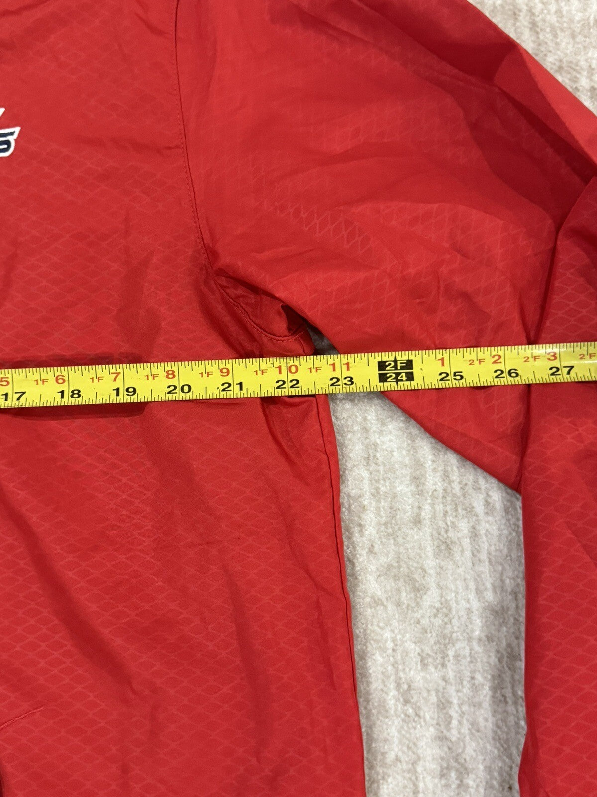 New Reebok Center Ice Kinetic Fit NHL Washington Capitals Jacket Red Mens Size M