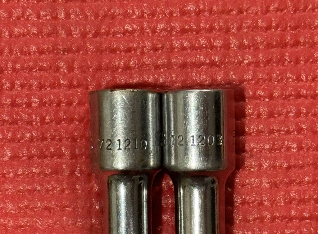 VINTAGE EASCO TOOLS 2 Pc SET 3/8" DRIVE 10" & 3” EXTENSION 721203, 721210 USA