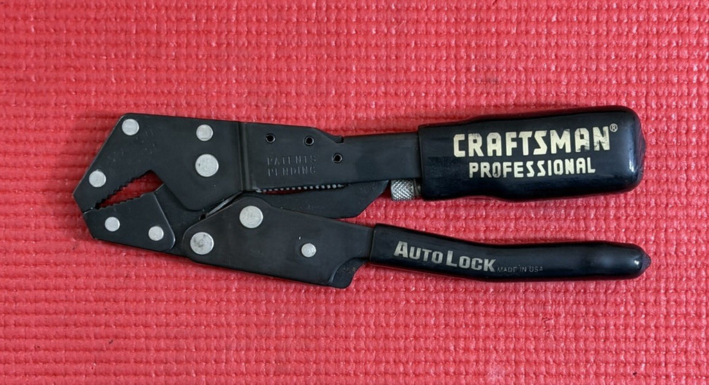 Vintage Craftsman Professional 45307 Auto Lock Pliers Made in USA  Excellent!!!