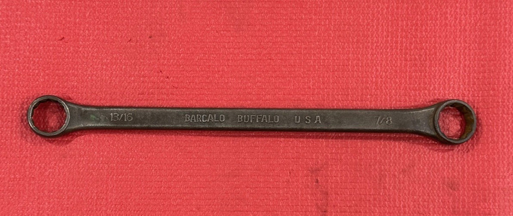 Vintage Barcalo Buffalo 13/16" X  7/8"  12 Point Double Box Wrench Made In USA