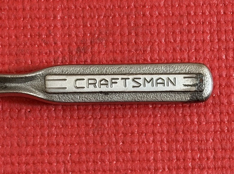 VINTAGE CRAFTSMAN 1967 -V- 3/8" DRIVE QUICK RELEASE RATCHET OIL PORT MADE IN USA