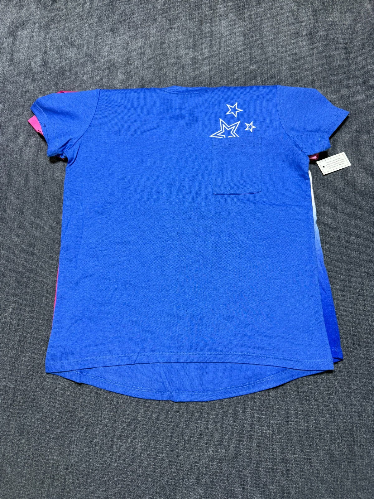 NWT Member's Mark My Favorite Active Tees Girls 10/12 Multicolor Preppy - 3-Pack