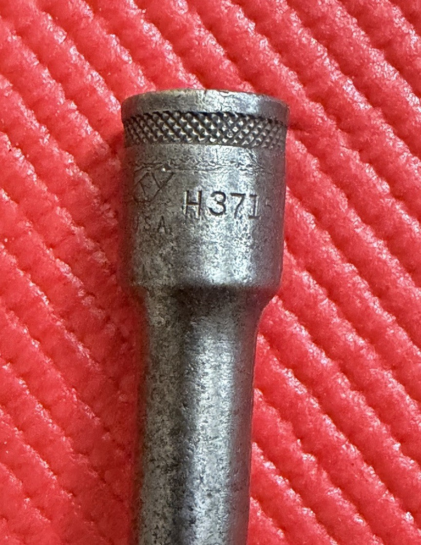Vintage Husky H3715 Knurled 11” Long 3/8” Extension Made In USA