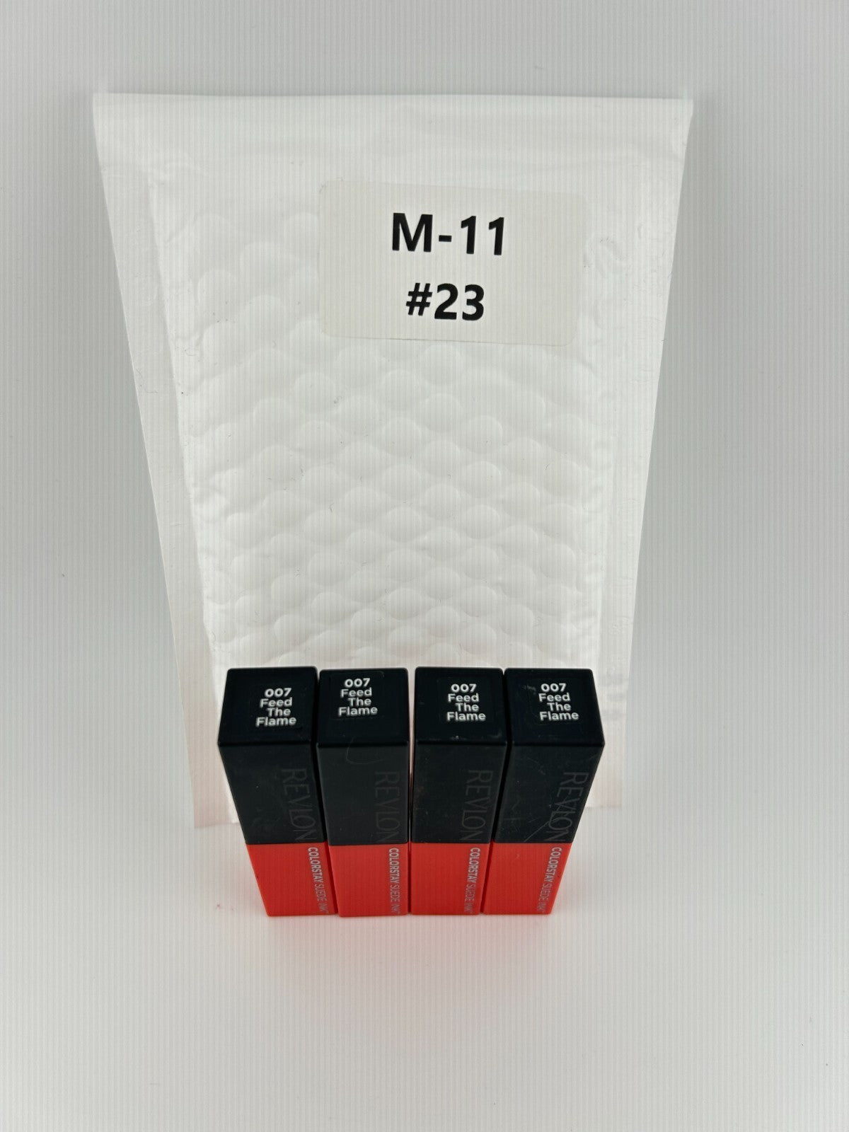4-Lot Revlon ColorStay Suede Ink Lightweight Matte Lipstick #007 Feed The Flame