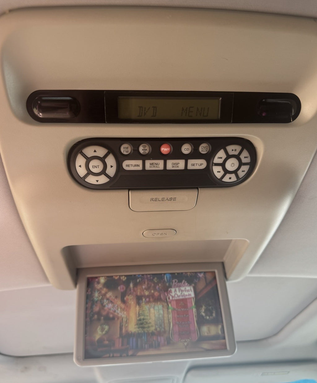 05-10 Honda Odyssey Roof Entertainment DVD Display Screen OEM 39460-SHJ-A110-M1