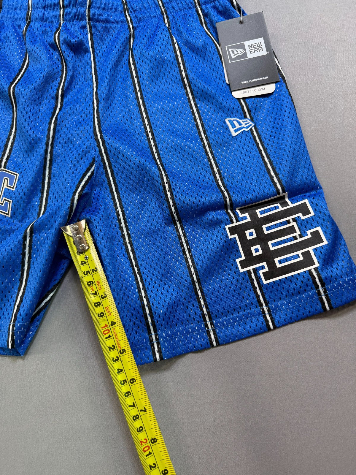 NWT New Era X NBA Eric Emanuel Orlando Magic Shorts Men's Medium Blue Athleisure