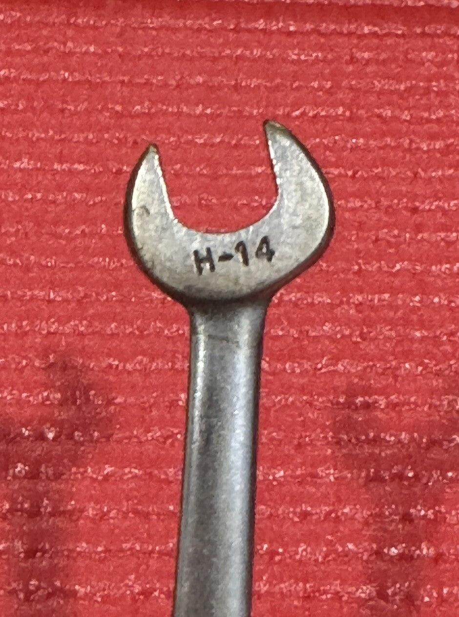 Armstrong Tools Armalloy H-14 11/32" x 5/16" SAE Mini Open End Wrench Made USA