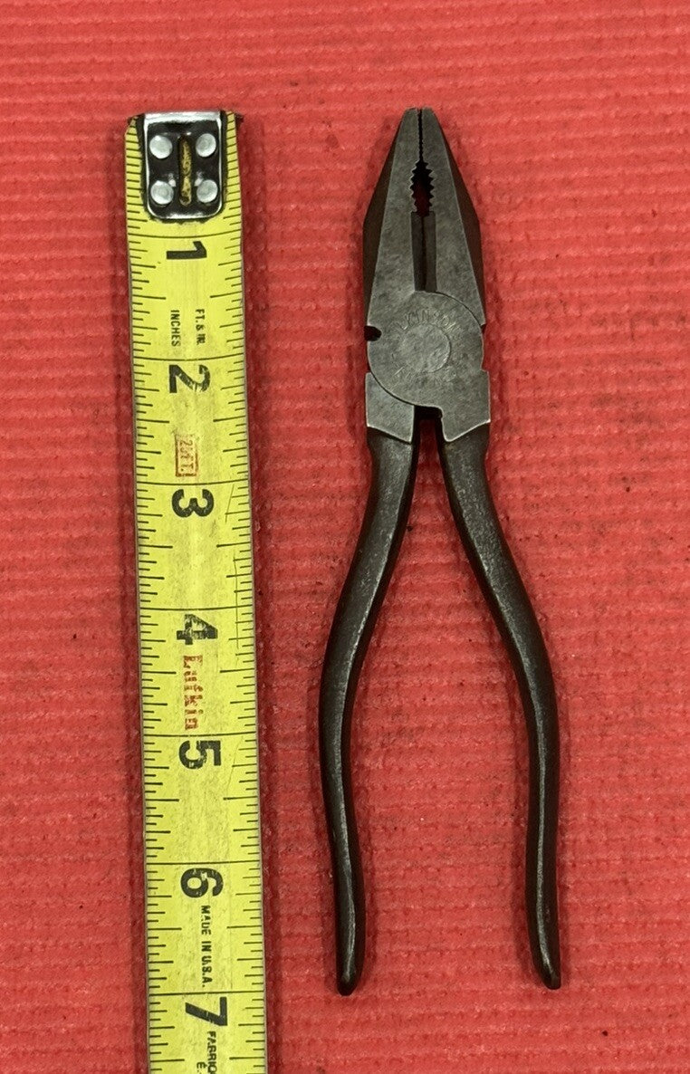 Vintage WILKINSONS 7" Linemans Pliers Made in England Very Rare Only One On eBay