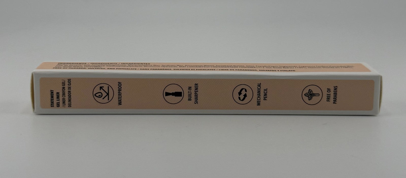 Moira 005 Beige Waterproof Smudgeproof Makeup Statement Gel Liner - Pack of 3
