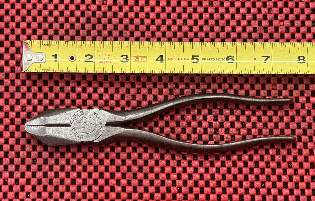 Utica Tools 1950 7 Lineman’s Pliers Side Cutters 6in. Electrician Made In USA N9