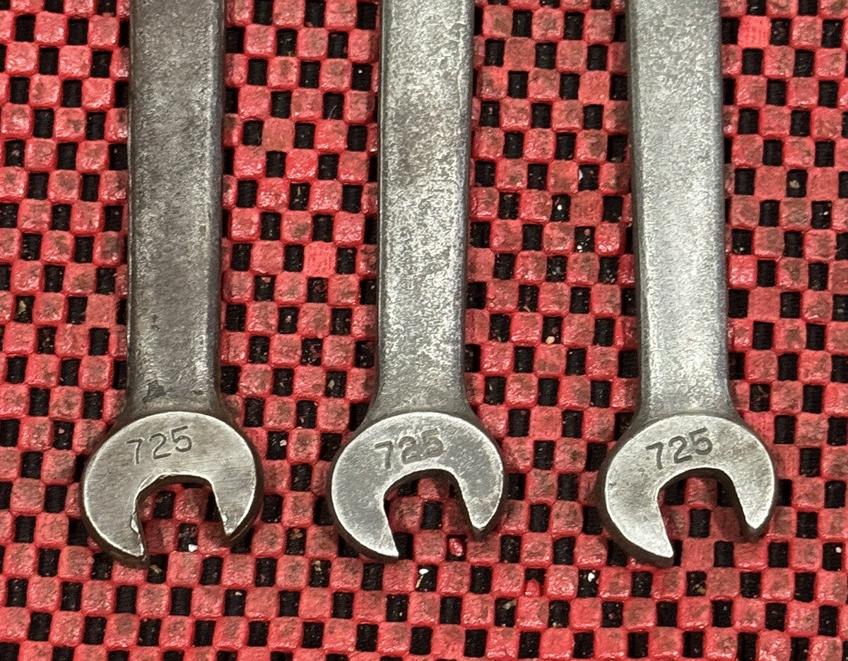 Vintage Billings Tools 725A Open End Wrench 3 Pc Lot Made In Usa N5