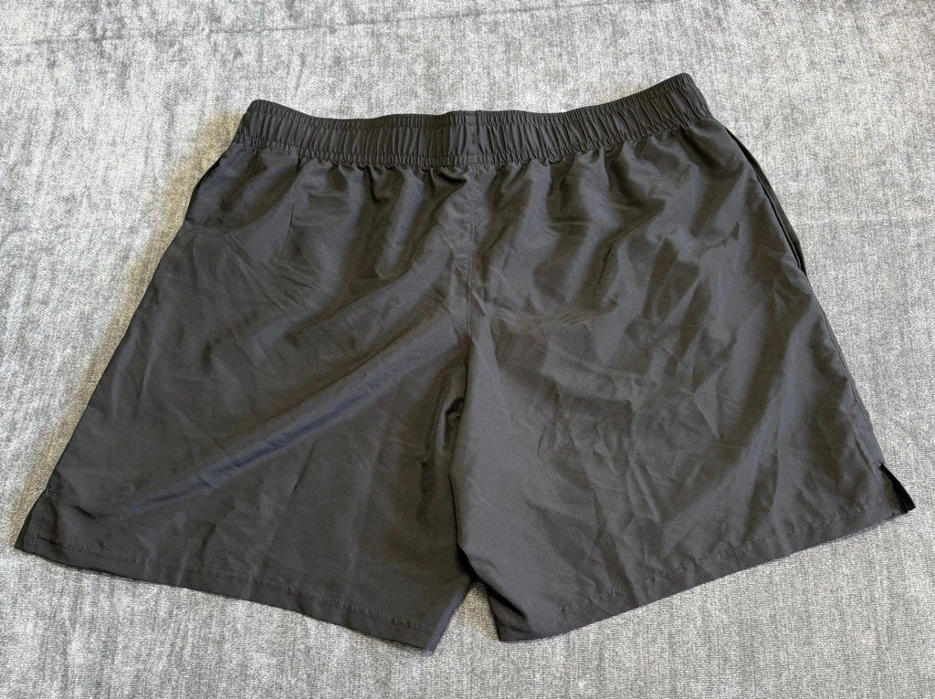 NWT Under Armour UA Tech Woven Wordmark Shorts Men 2XL Black Stretch Lightweight