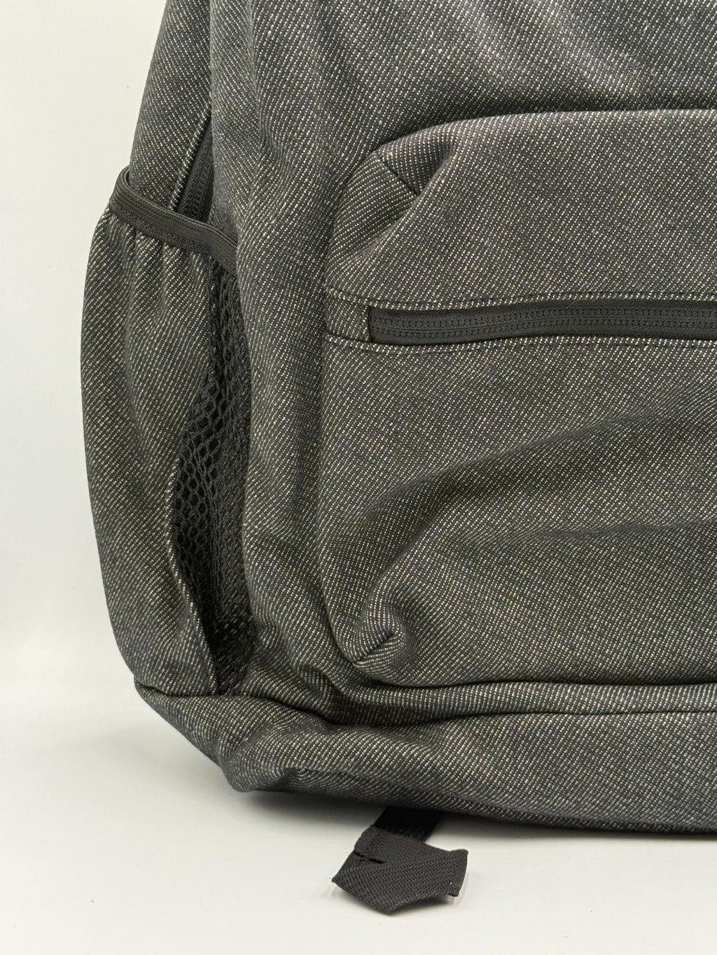 NWT JanSport Cross Town Plus Remix Black Denim Backpack 15" Laptop School Bag