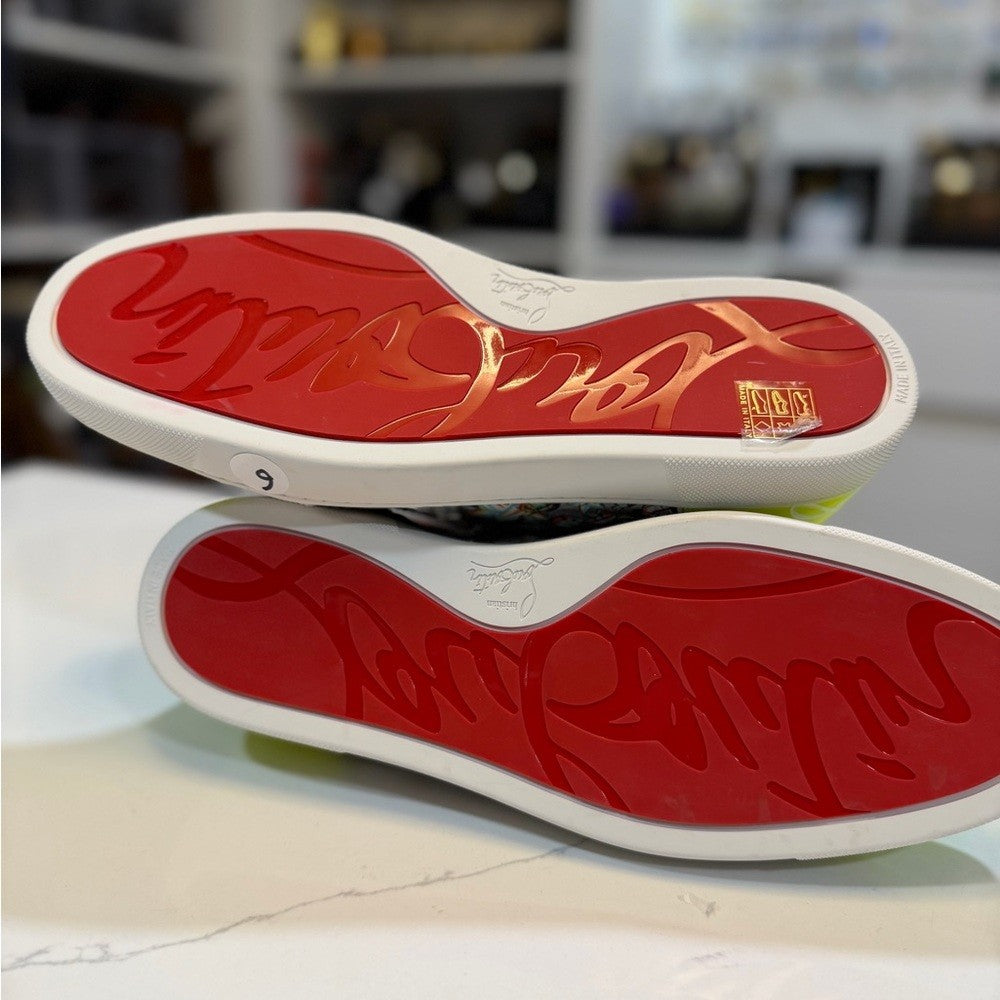 o1s1wg110924 Fun Louis Junior Low Top Sneaker in Yellow