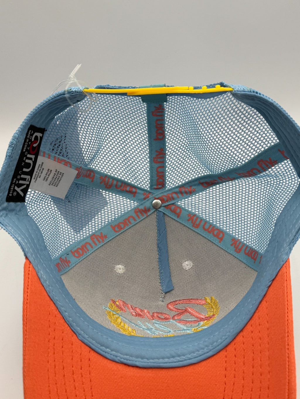 New Born Fly Anytown USA Trucker Hat Men's Multicolor Adjustable Snapback Cap